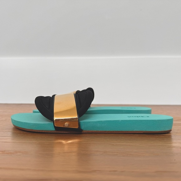 Chloé Embellished Neoprene Slides, EU39 - Picture 3 of 13